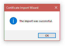 Cài đặt SSL cho Xampp trên Windows - Completing - CA Certificate Import was successful