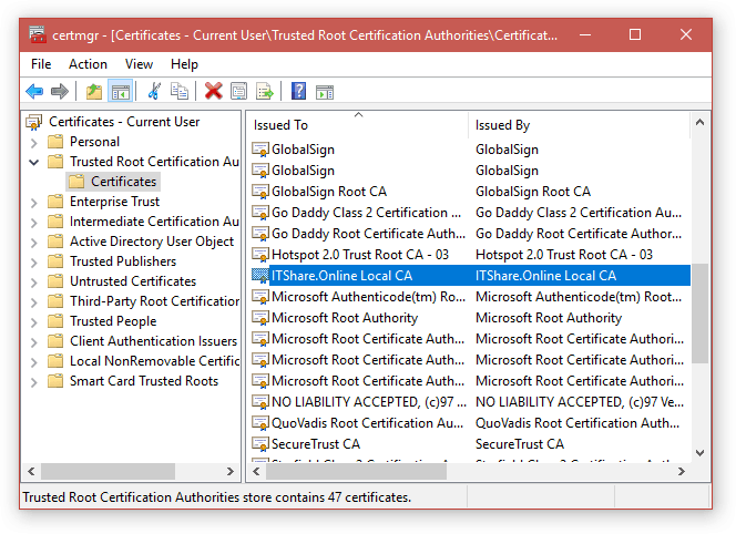 Cài đặt SSL cho Xampp trên Windows - Kiểm tra chứng nhận CA